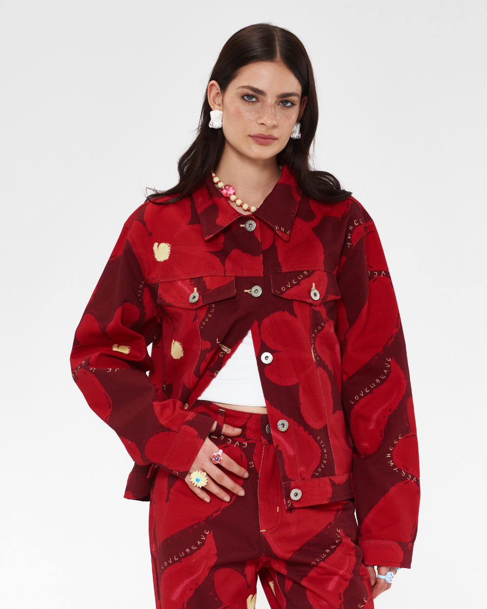 Moonbay-Moonbay-chaquetas-mujer-rojas-bierta