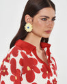 Polo-manga-larga-mujer-rojo-flores