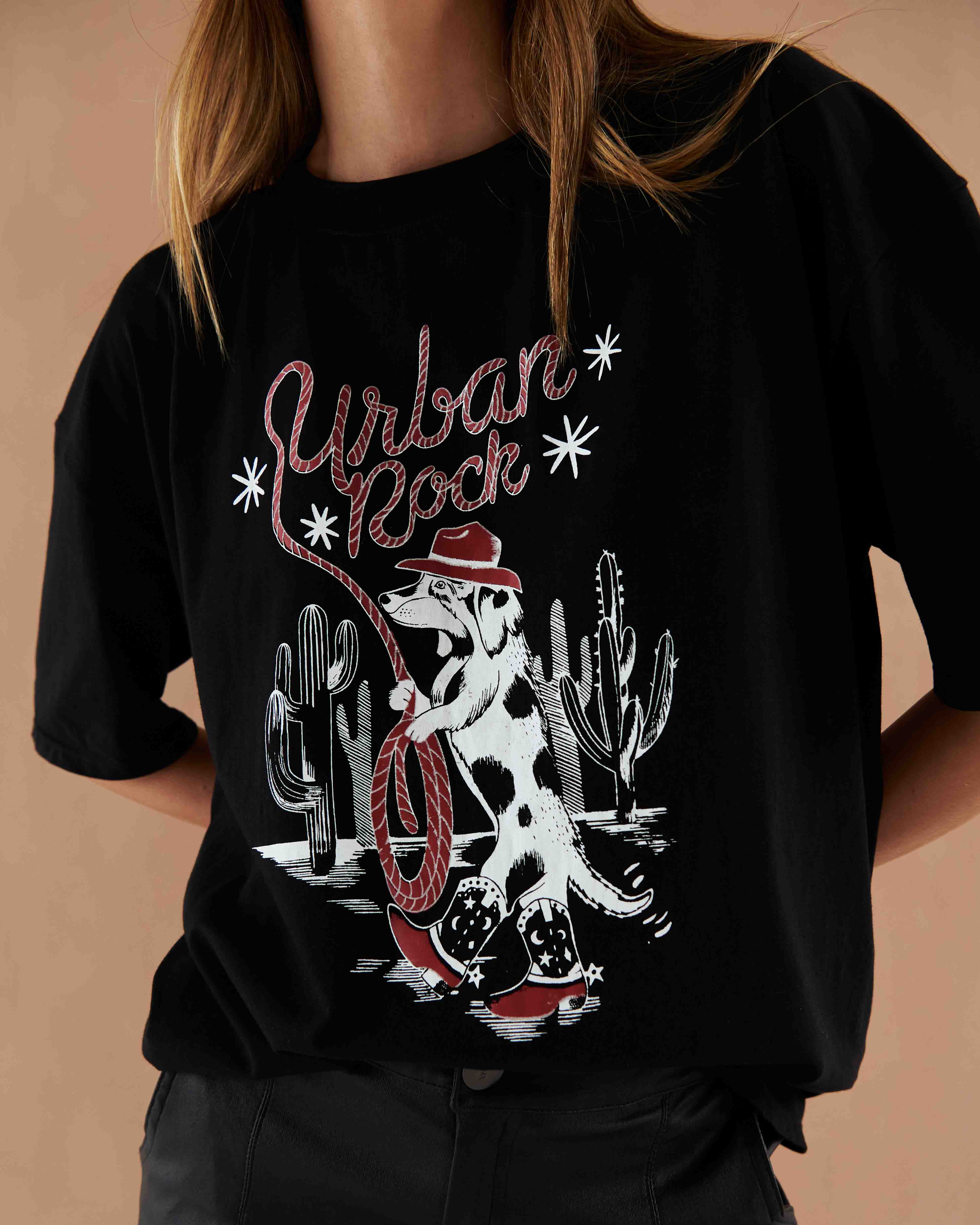 T-Shirt Donna Urban Backwoods White Paper & Rock – Cotone Premium