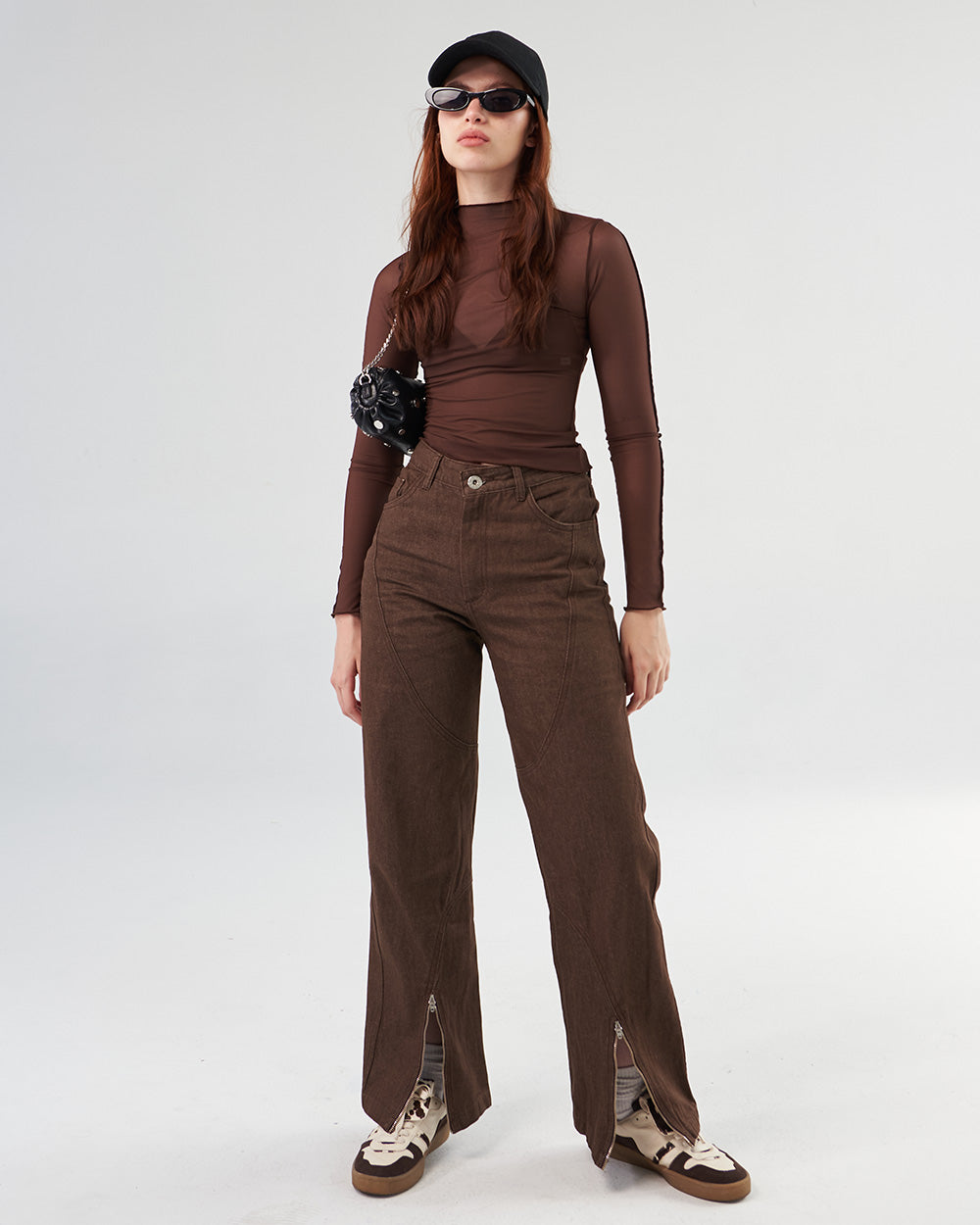 Brown Trim Top café - estilo urbano | Urban Rock