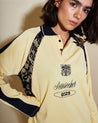 Camiseta rugby con largo asimétrico y estampado frontal | Urban Rock