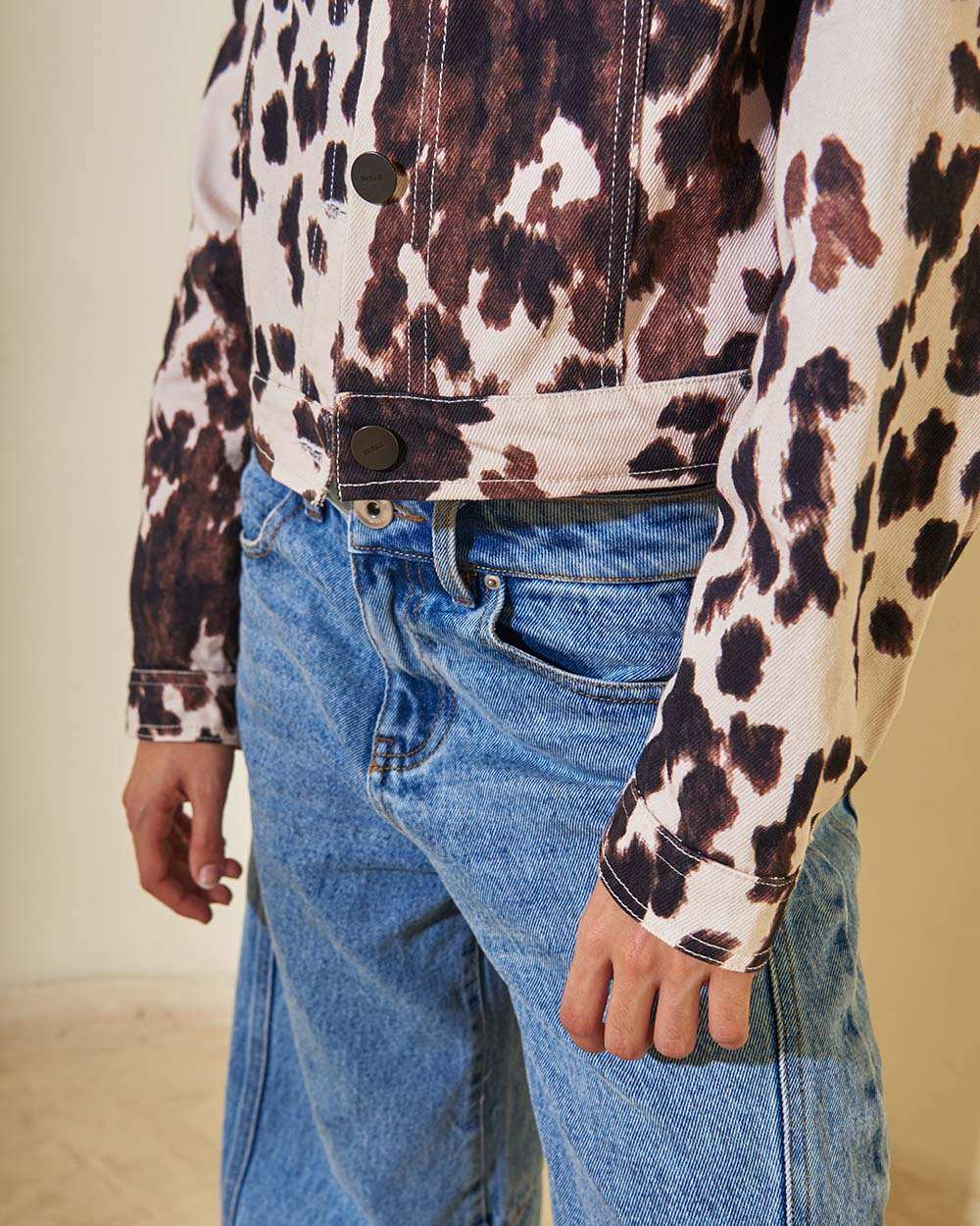 Chaqueta urbana en algodón - corte boxy con estampado | Urban Rock