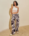 Crop top en nylon con mesh y largo asimétrico | Urban Rock