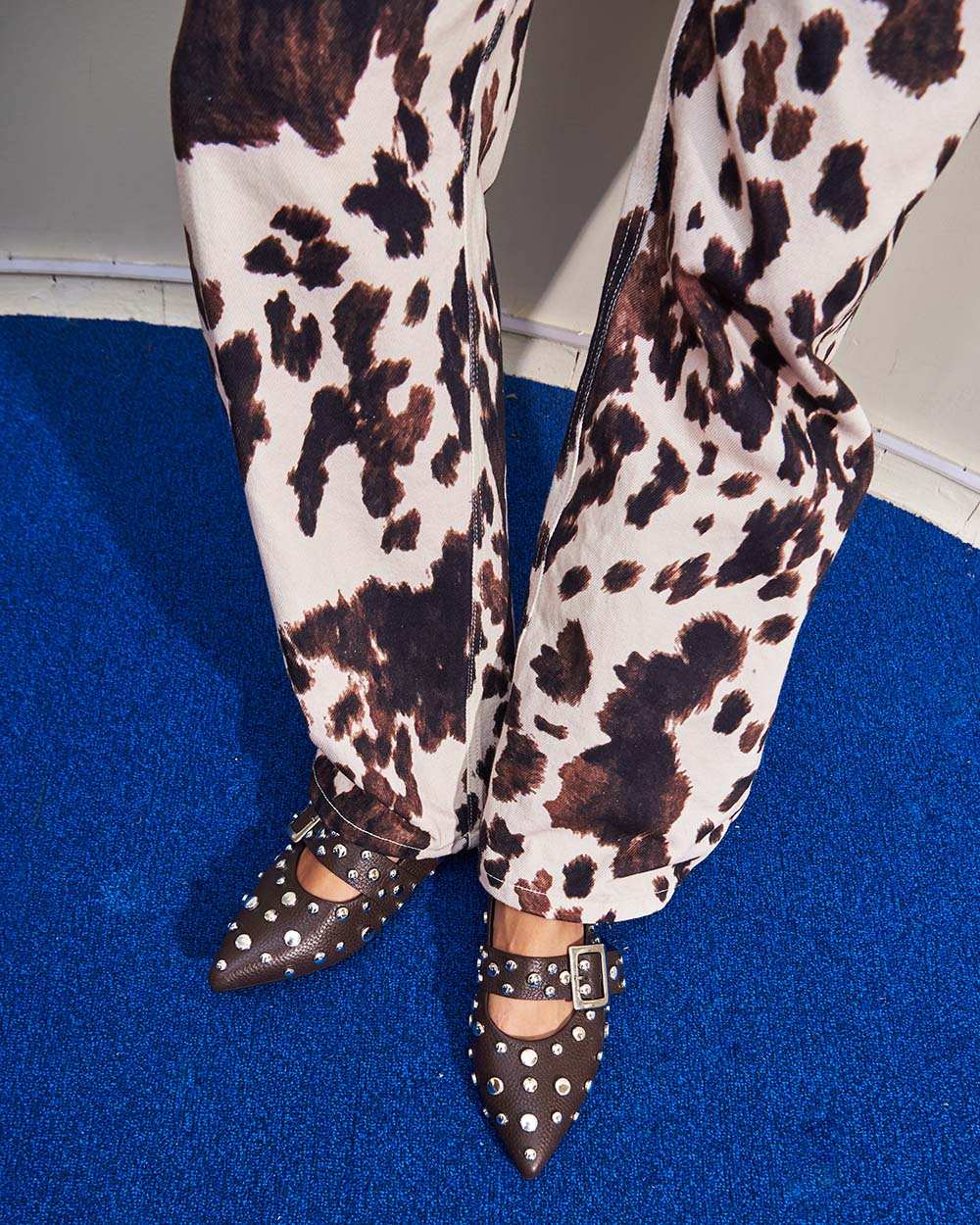 Flats elegantes con taches plateados fácilmente combinables | Urban Rock