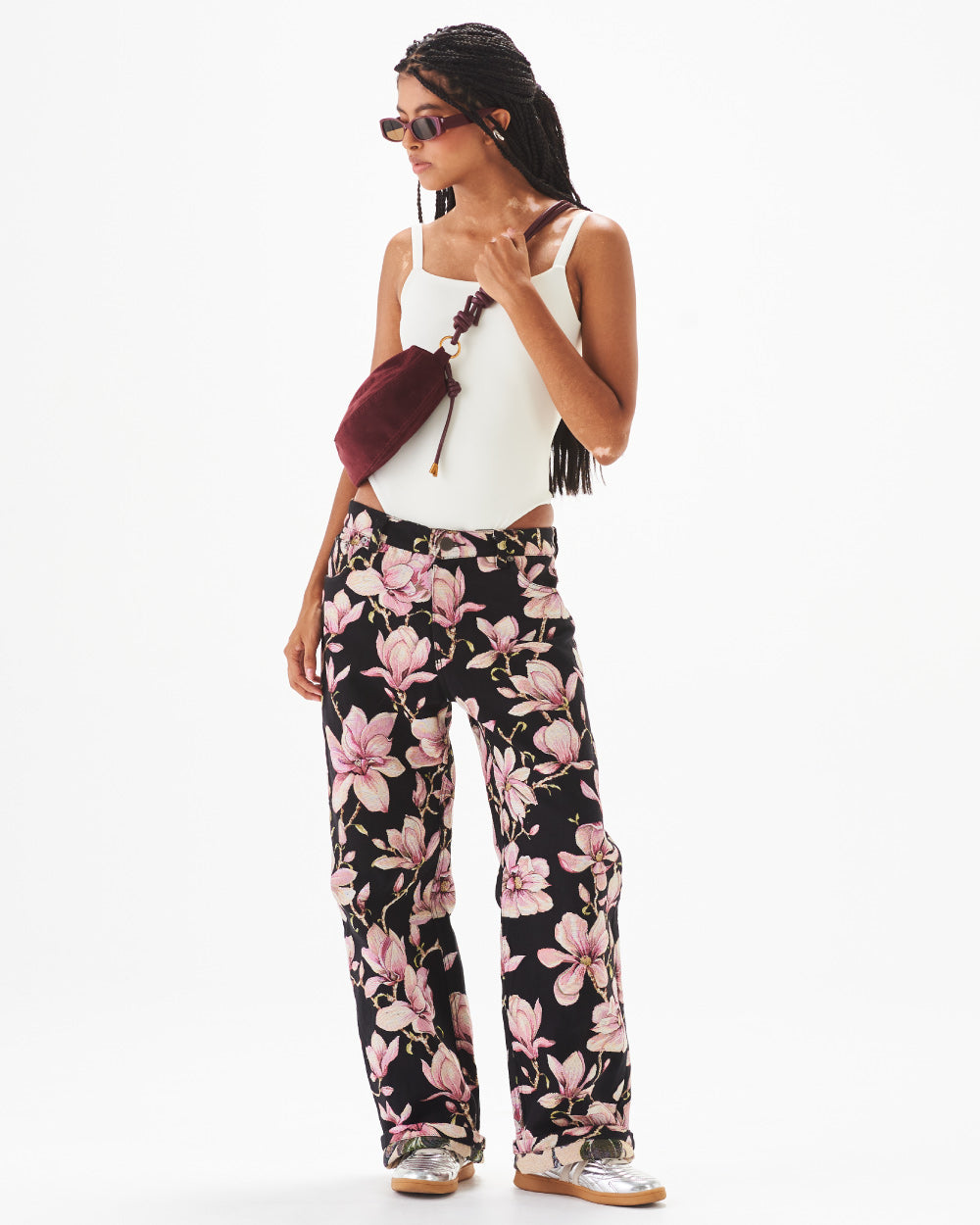 pantalon-dama-flores