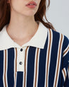Detalle de cuello en contraste del Polo Team - Urbanrock