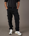 Jean Woodstock cargo negro para hombre - Urbanrock Colombia
