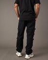 Vista trasera jean cargo masculino - Urbanrock