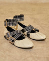 Zapatos ballet de cuero para mujer con punta recogida y ojaletes - Urban Rock
